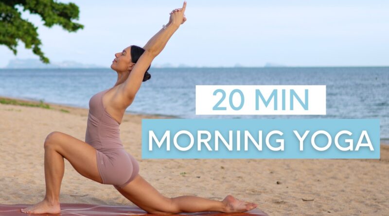 20 MIN MORNING YOGA FLOW || Yoga Flow To Stretch & Feel Good (Pregnancy Friendly)