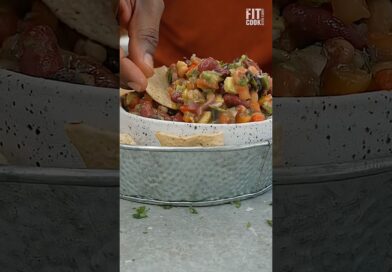 What Is Cowboy Caviar? High Protein Bean Salad for Game Day or Meal Prep #gamedaysnacks