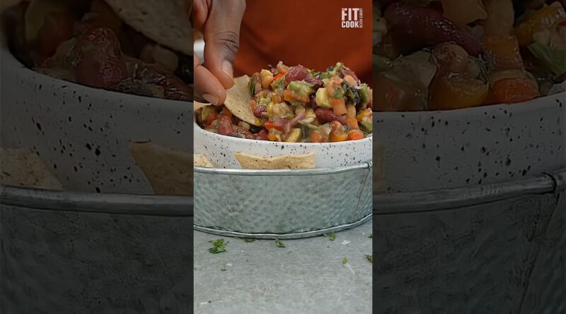 What Is Cowboy Caviar? High Protein Bean Salad for Game Day or Meal Prep #gamedaysnacks
