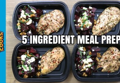 How to Meal Prep – Ep. 75 – Roast Chicken and Beet Salad ($3 Each/4 Meals)